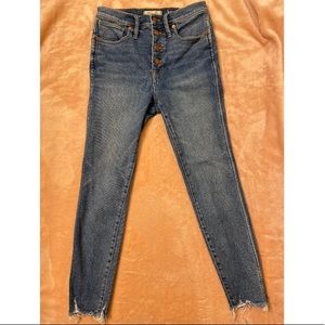 High Rise Madewell Skinny Jeans